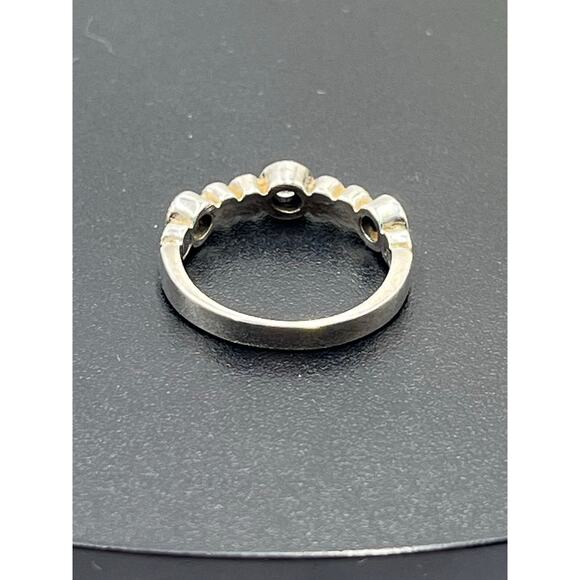 Judith Jack JJ 925 Sterling Silver CZ and Marcasite Stacking Band Ring
Size 5.5 - Picture 6 of 8